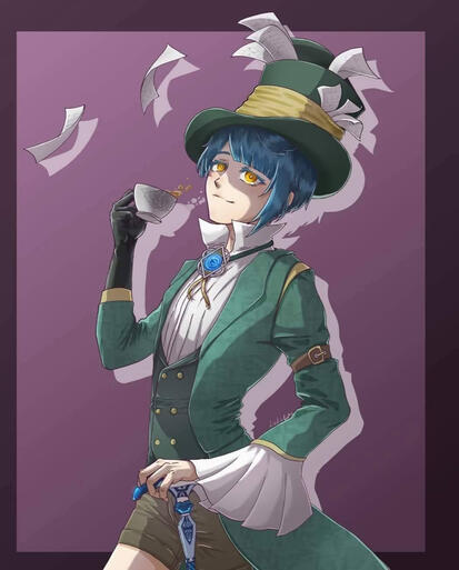 Half Body - Simple background