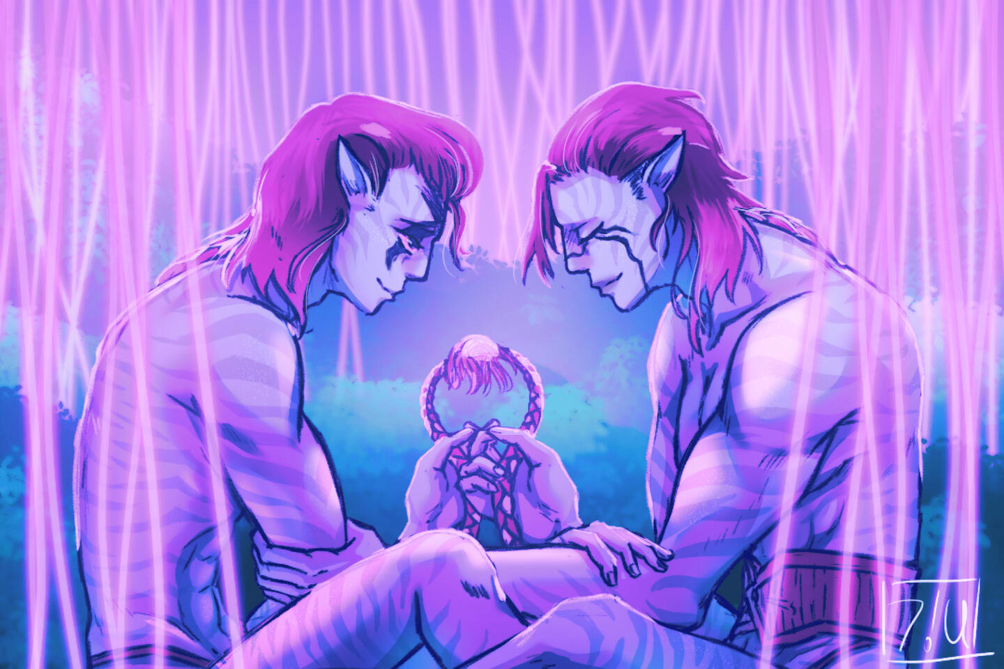 FullBody + Detailed background